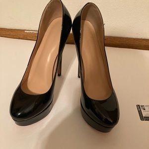 Pair of Black Onlymaker Platform Pumps
